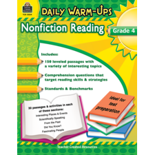 Daily Warm-Ups: Nonfiction Reading Grade 4
