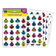 Colorful Ladybugs Stickers