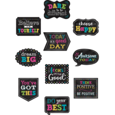 Chalkboard Brights Positive Sayings Accents