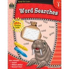 Ready-Set-Learn: Word Searches Grade 1