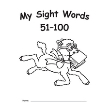 My Own Books: My Sight Words 51-100