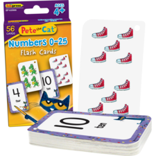 Pete the Cat® Numbers 0-25 Flash Cards