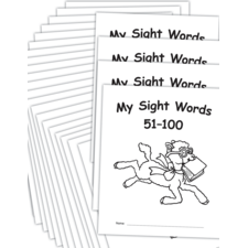 My Own Books: My Sight Words 51-100, 25-pack