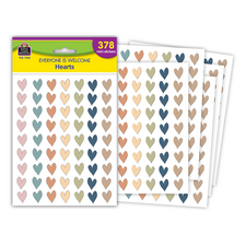 Everyone is Welcome Hearts Mini Stickers