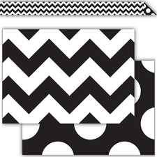 Big Bold Black & White Circle Letters Teacher Created Resources TCR75400 