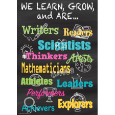 We Learn, Grow, and Are...Positive Poster