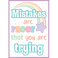 Mistakes Are Proof That You Are Trying Positive Poster