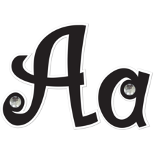 5" Bling Letters with Jewels