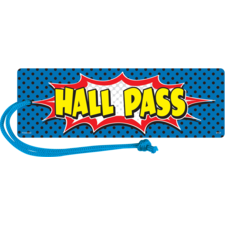 Superhero Magnetic Hall Pass