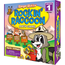 Ranger Rick Rockin' Raccoon Math Game Grade 1
