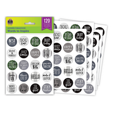 Modern Farmhouse Words to Inspire Planner Stickers