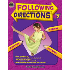 Following Directions Grade 2