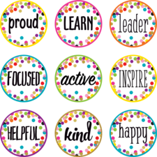 Confetti Positive Words Mini Accents