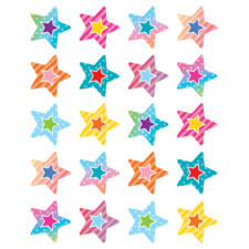Colorful Vibes Stars Stickers
