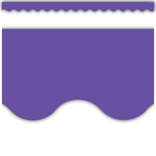 Ultra Purple Scalloped Border Trim
