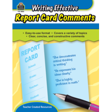 Writing Effective Report Card Comments