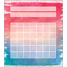 Watercolor Incentive Charts