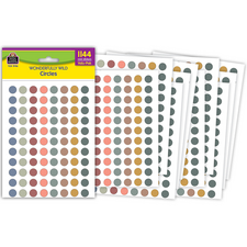 Wonderfully Wild Circles Mini Stickers Valu-Pak
