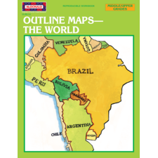 Outline Maps: The World Reproducible Workbook