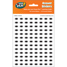 Power Pen Learning Cards Answer Stickers