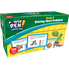 Power Pen Learning Cards: Solving Word Problems Grade 2