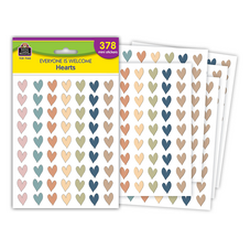 Everyone is Welcome Hearts Mini Stickers
