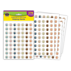 Everyone is Welcome Helping Hands Mini Stickers