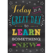 Today Is a Great Day to Learn Something New Positive Poster