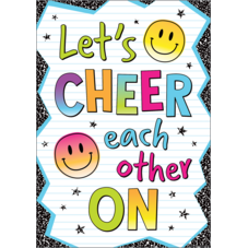 Let’s Cheer Each Other On Positive Poster