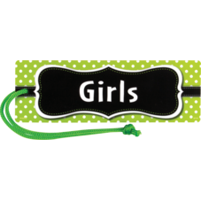 Lime Polka Dots Magnetic Girls Pass
