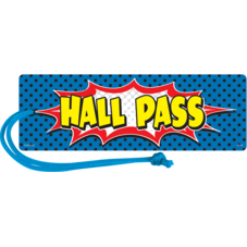 Superhero Magnetic Hall Pass
