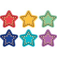 Spot On Floor Markers Marquee Stars - 4"