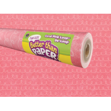 Fun Size Coral Pink Loop-De-Loop Better Than Paper Bulletin Board Roll