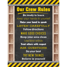 Under Construction Our Crew Rules Chart