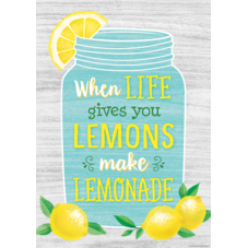 When Life Gives You Lemons Make Lemonade Positive Poster