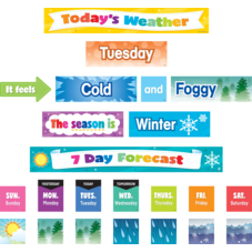 Colorful Weather Pocket Chart Cards
