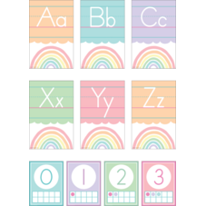 Pastel Pop Alphabet Bulletin Board