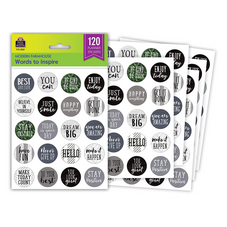 Modern Farmhouse Words to Inspire Planner Stickers