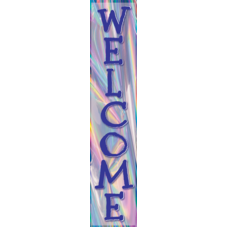 Iridescent Welcome Banner