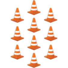 Under Construction Cones Accents