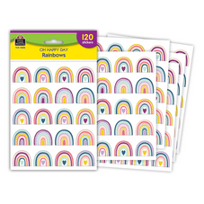 Oh Happy Day Rainbows Stickers