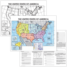 The United States Map Activity Posters