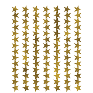 TCR1276 Gold Stars Foil Stickers Image