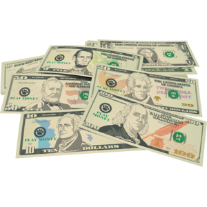 TCR20638 Play Money: Assorted Bills Image