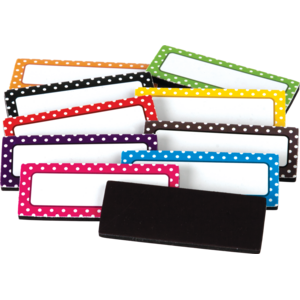 TCR20650 Polka Dots Magnetic Labels Image