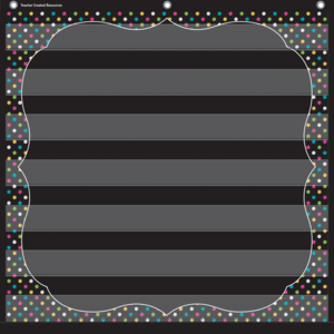 TCR20742 Chalkboard Brights 7 Pocket Chart Image