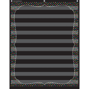 TCR20746 Chalkboard Brights 10 Pocket Chart Image