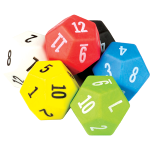TCR20806 12 Sided Dice 6-Pack Image
