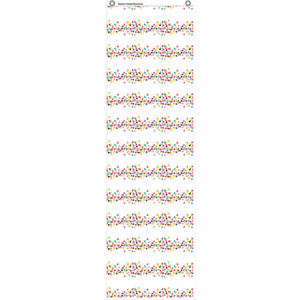 TCR20843 Confetti 10 Pocket File Storage Pocket Chart Image