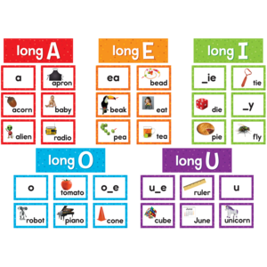 TCR20851 Long Vowels Pocket Chart Cards Image